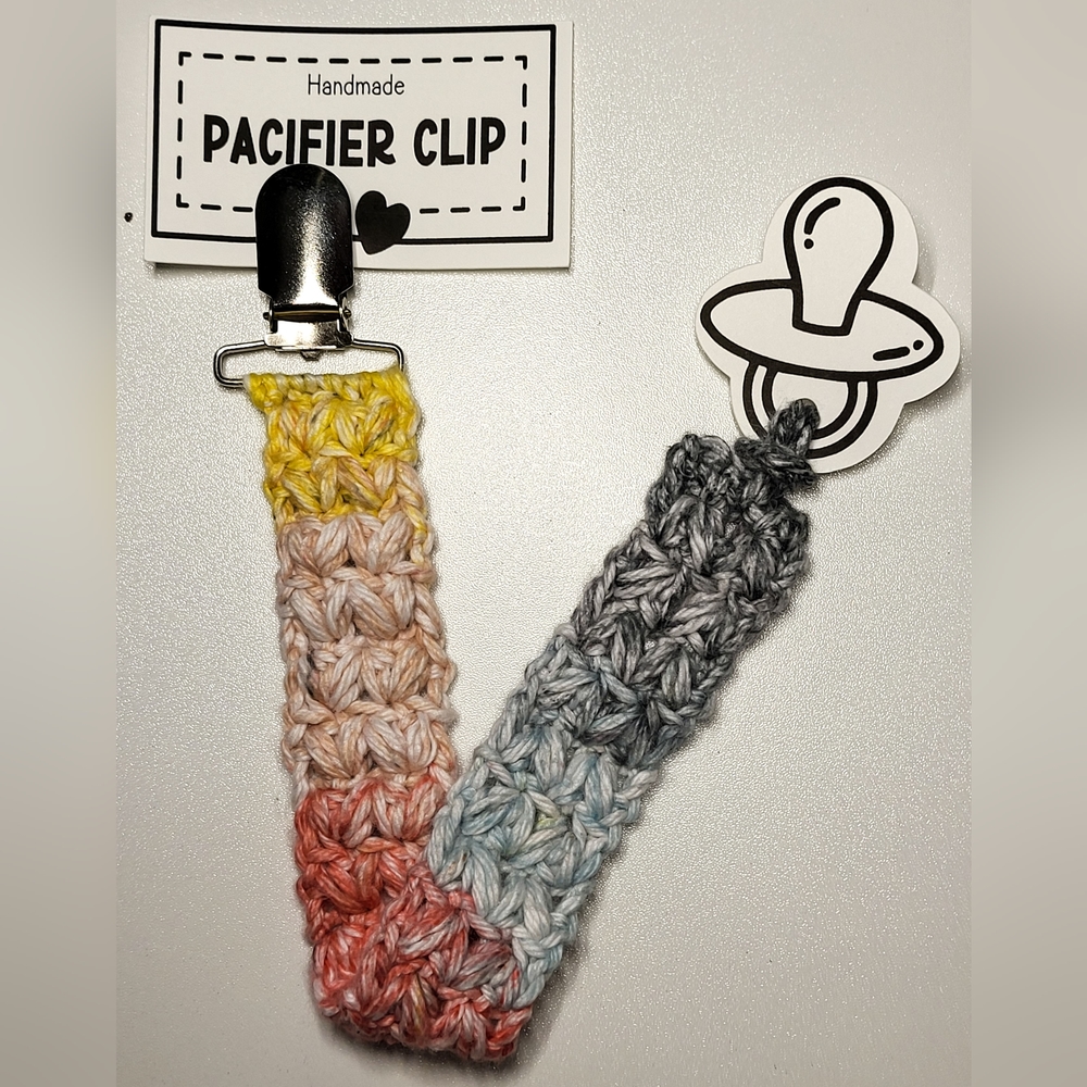 Crochet Pacifier Clip